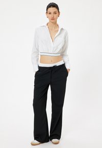 Koton CROP  - Skjortebluser - white