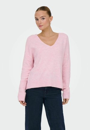 JDYELANORA L/S V-NECK NOOS - Pullover - fragrant lilac