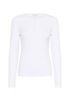 Kaffe Top s dlouhým rukávem - optical white