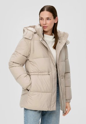 s.Oliver MIT ABNEHMBARER - Manteau d'hiver - helles beige