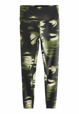 YOGA - Leggingek - Nadrágok - khaki green print