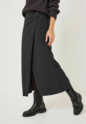 A-lijn rok - anthracite/egret