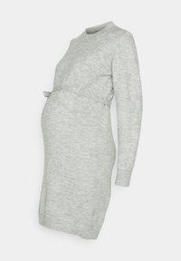 NEWANNE L/S NOOS - Vestido de malha - light grey melange