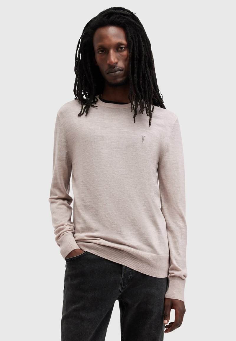 AllSaints MODE CREW - Pulóver - boston taupe