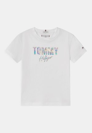 SCRIPT - Triko s potiskem - white