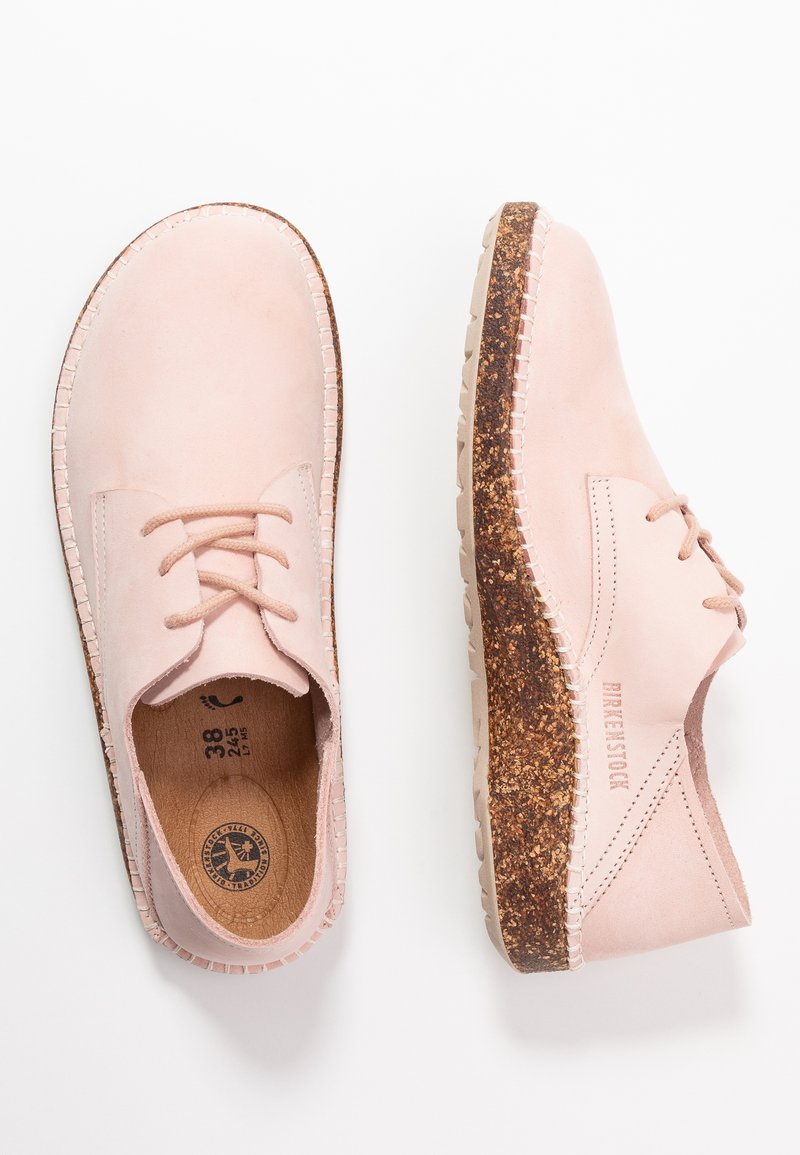 Birkenstock GARY - Casual lace-ups - dusty rose/light pink - Zalando 