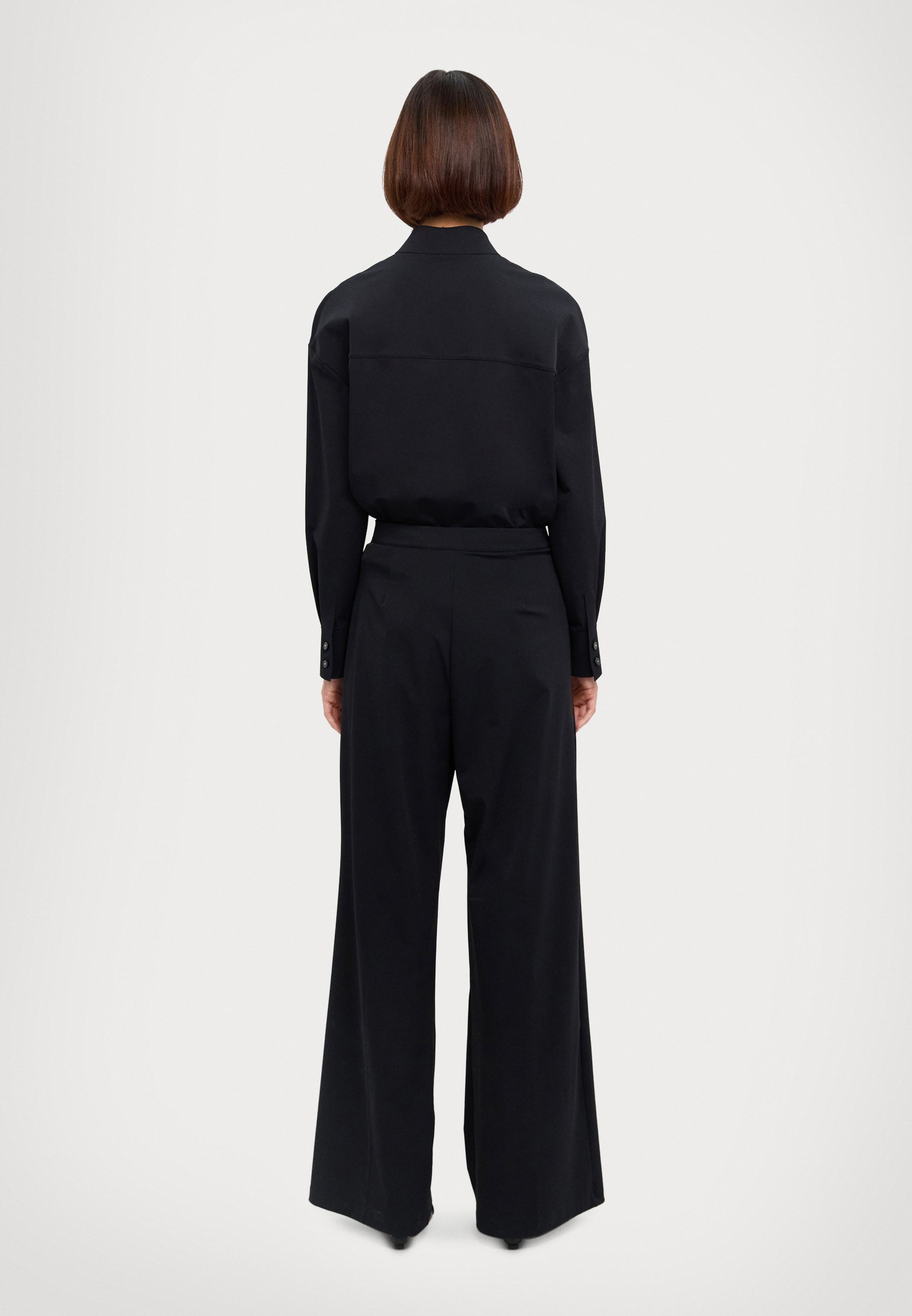 Max Mara Leisure BONN - Trousers - nero/black - Zalando.co.uk