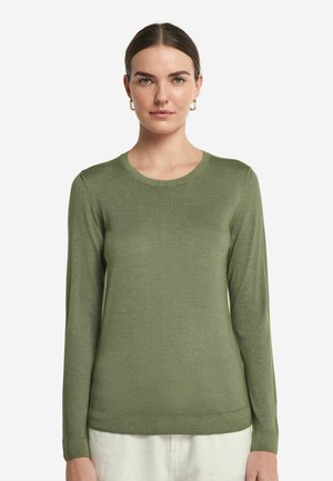 RUNDHALS - AUS ULTRALIGHT - Stickad tröja - Green