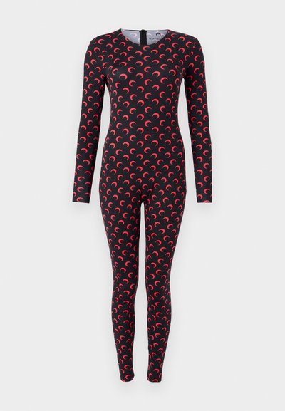 MARINE SERRE MOON CATSUIT - Salopetă - black/red