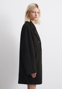 Marc O'Polo LAPEL COLLAR WELT POCKETS - Klassischer Mantel - black