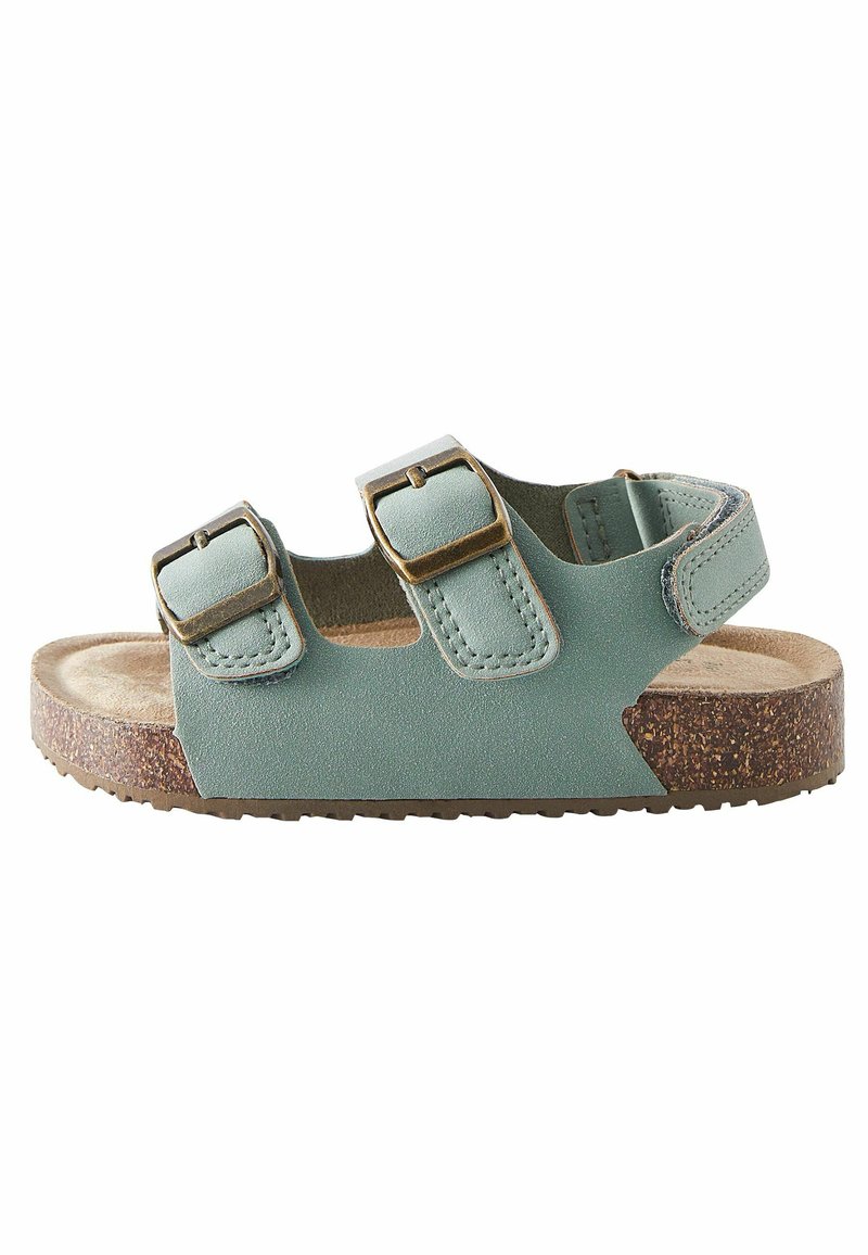 Next CUSHIONED FOOTBED DOUBLE BUCKLE FASTENING WIDE FIT  - Lära-gå-skor - mint green