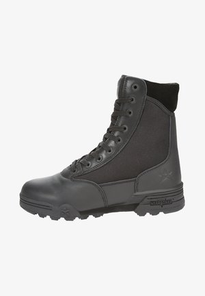 Lace-up ankle boots - black