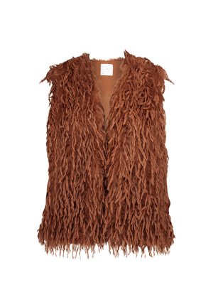 Betty & Co, BETTY & CO MIT FRANSEN KUNSTFELL-WESTE - Veste sans manches - braun