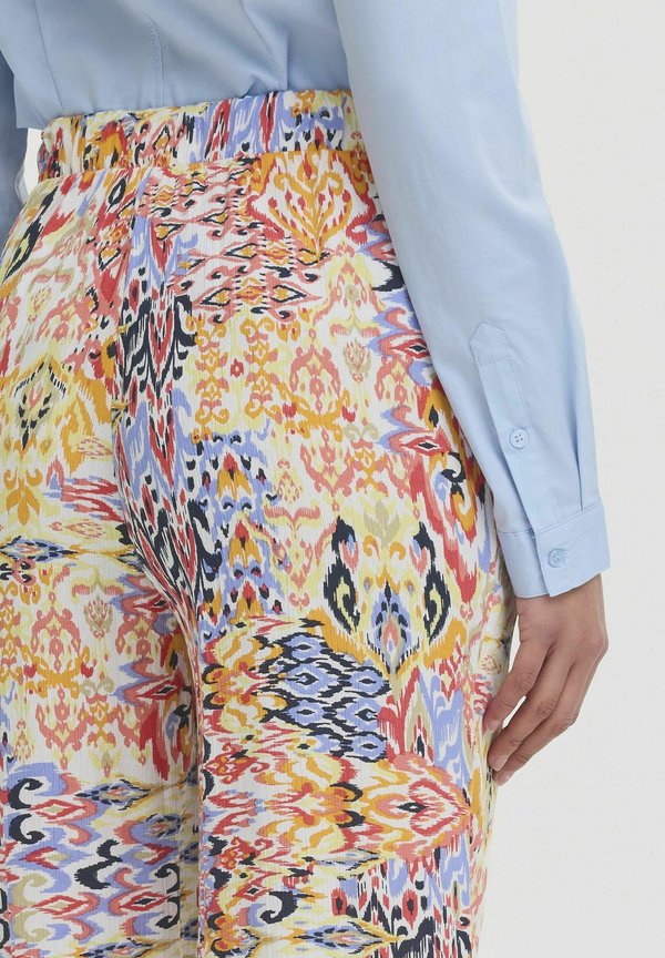 IHMARRAKECH - Trousers - geranium multi ikat aop3