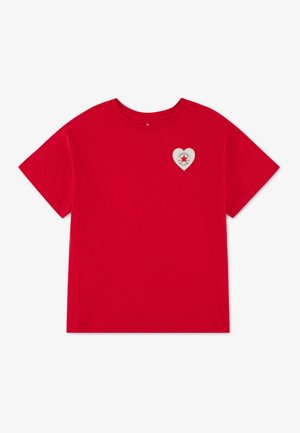 Converse VALENTINE DAY - Apdrukāts T-krekls - red