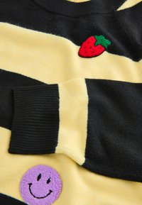 Next SUPER SOFT CREW NECK LONG SLEEVE  - Pullover - yellow/black stripe badge