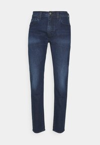 Não selecionado, dark blue denim