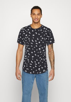 ONSTIMMY LONGY TEE - Printtipaita - dark navy