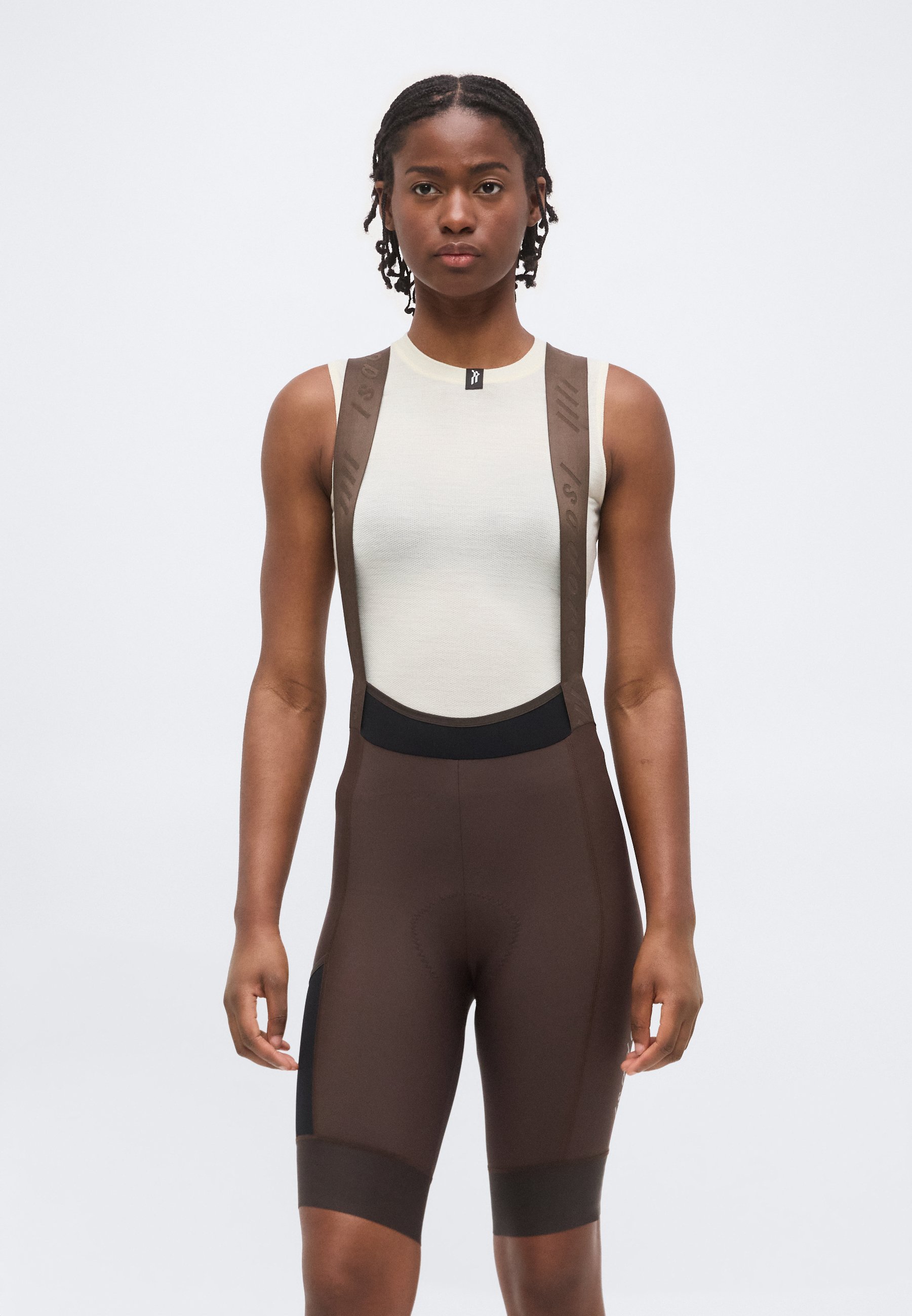 Isadore WOMEN'S SIGNATURE - Bib shorts - mulch/dark brown