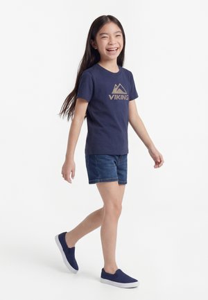 Viking FUNTIME UNISEX - Camiseta estampada - navy