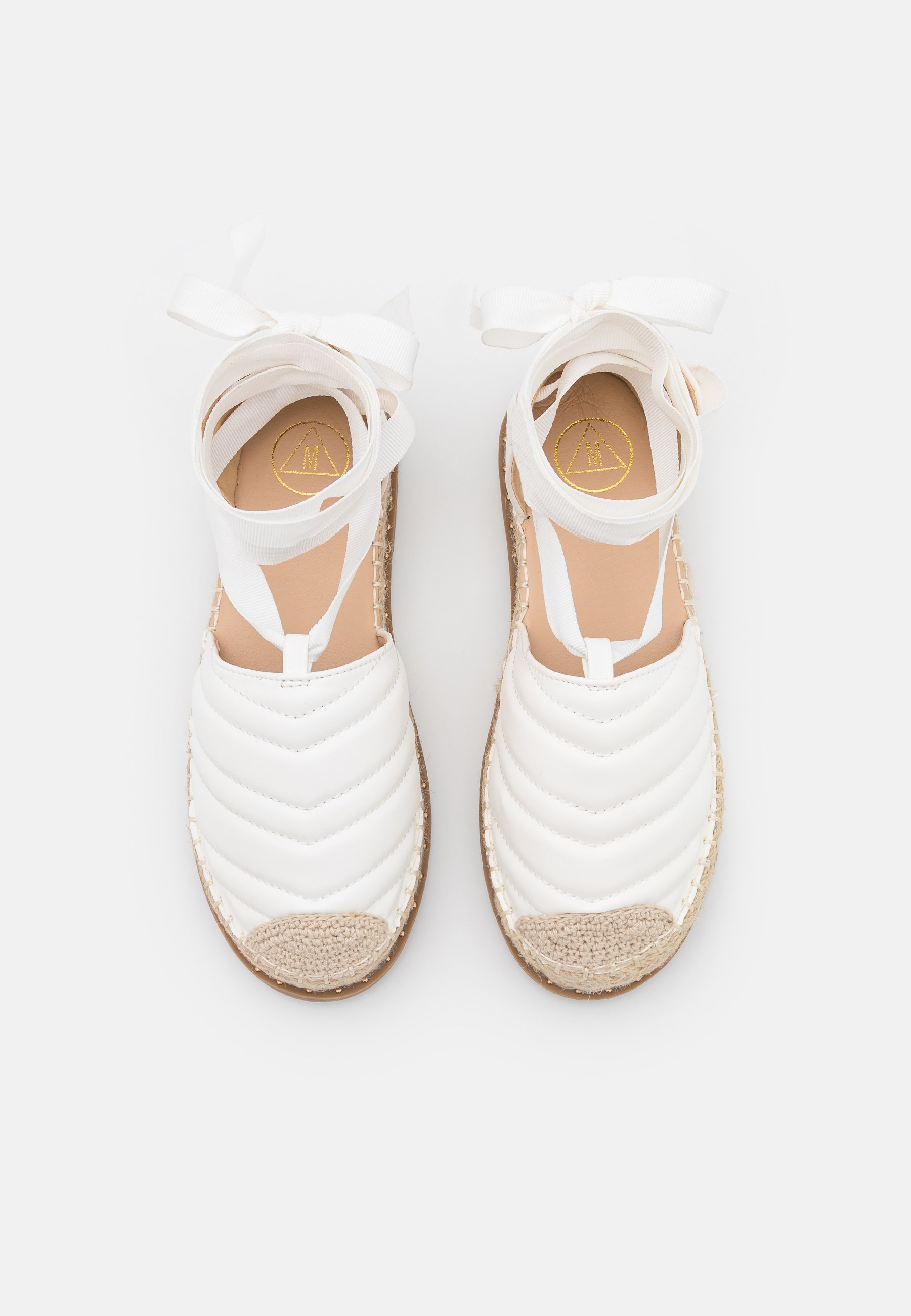 Women PADDED FLATFORM TIE UP SHOES - Espadrilles Women PADDED FLATFORM TIE UP SHOES - Espadrilles