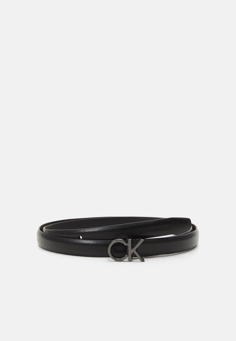Calvin Klein THIN BELT  - Vöö - black
