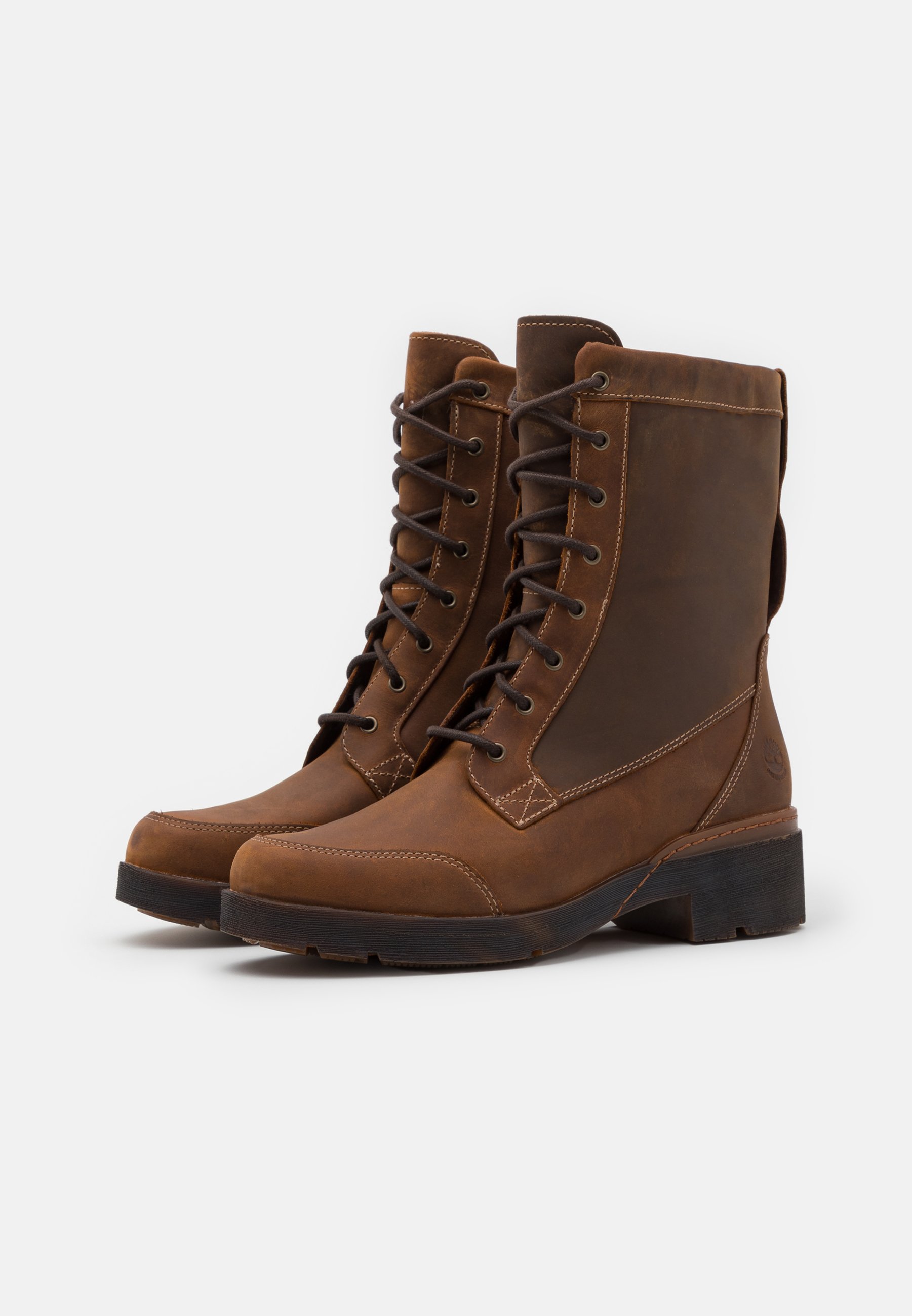 Ankle boots TIMBERLAND - Graceyn Mid Lace Up Wp TB0A2F8EF13 Rust Full Grain  - Boots - High boots and others - Women's shoes | efootwear.eu