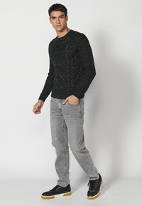 Koroshi Strickpullover - black