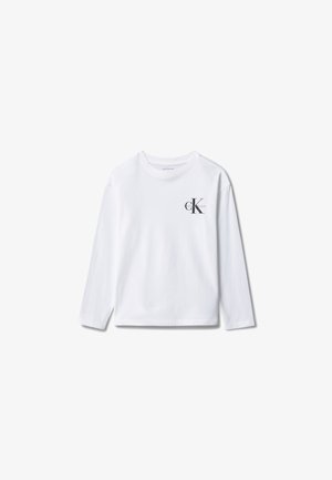 Calvin Klein Jeans, UNISEX - Pikkade varrukatega topp - bright white