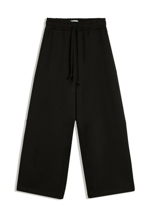 Bershka, BONDED WIDE LEG - TRACKSUIT BOTTOMS - Træningsbukser - black