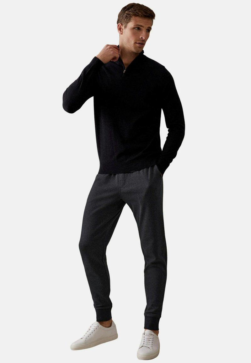 Marks & Spencer PREMIUM COTTON LOUNGEWEAR Pyjamasbyxor charcoal mix