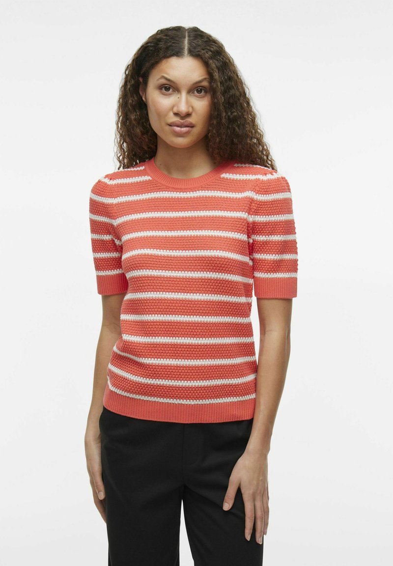 VILA KURZARM - Camiseta estampada - dubarry