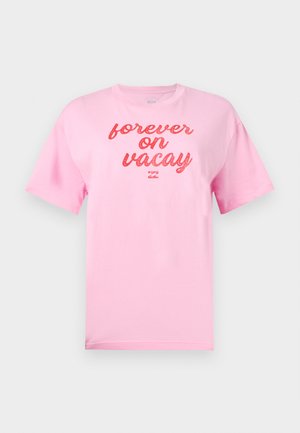 Billabong, VACAY FOREVER TEE - T-Shirt print - prism pink