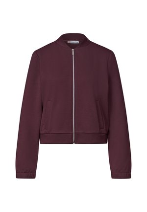 Street One, LANGARM JACKE IM VERKÜRZTEN SCHNITT - Sweat zippé - rustic rouge