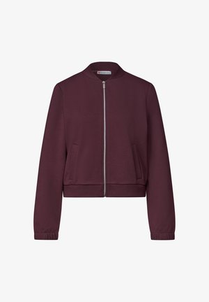 Street One, LANGARM JACKE IM VERKÜRZTEN SCHNITT - Sweater met rits - rustic rouge