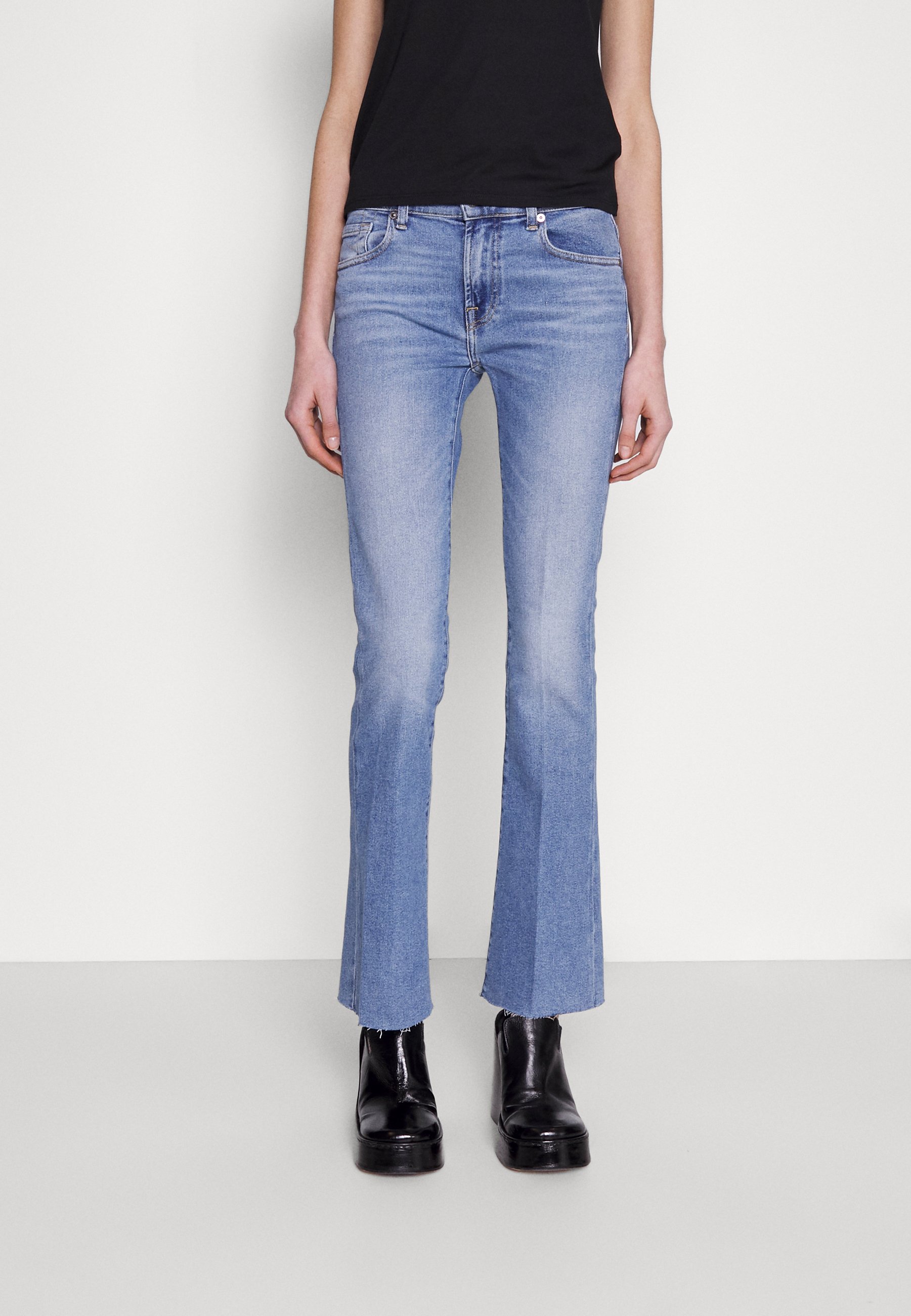 7 for all mankind TAILORLESS LUXVINLEG - Jeans Bootcut - light 