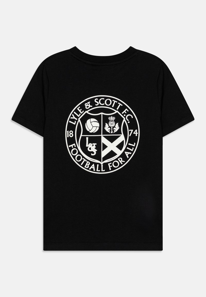 Lyle Scott FOOTBALL LOGO Print T-shirt jet black/black