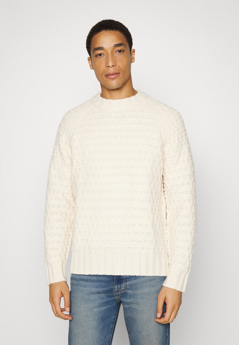 GANT CHUNKY TEXTURE Jumper cream/offwhite Zalando.de