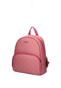 Nobo PÓŁOKRĄGŁY Z MONOGRAMEM  - Reppu - różowy