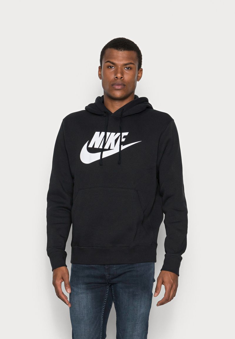 Nike Sportswear M NSW CLUB PO BB GX - Felpa con cappuccio - black/white