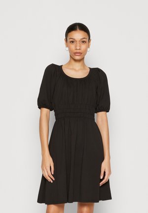 GAP PUFF WAIST MINI - Robe en jersey - black