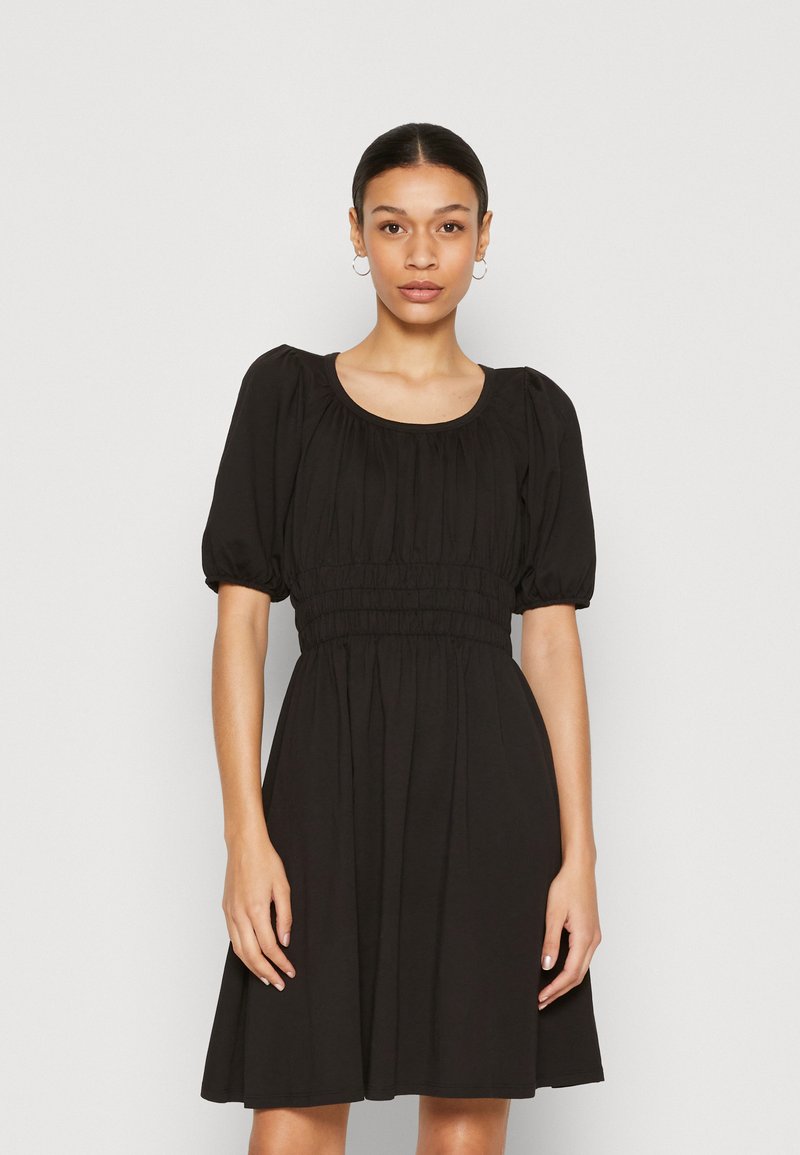 GAP PUFF WAIST MINI Robe en jersey black/noir ZALANDO.FR