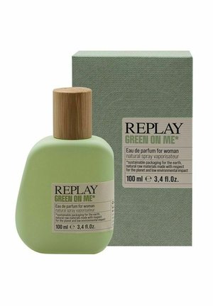 GIFTSET REPLAY ON ME WOMAN EDP 100ML + POCHETTE - Eau de parfum - green