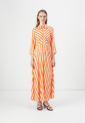 YAS YASSAVANNA LONG SHIRT DRESS - Robe chemise - nasturtium