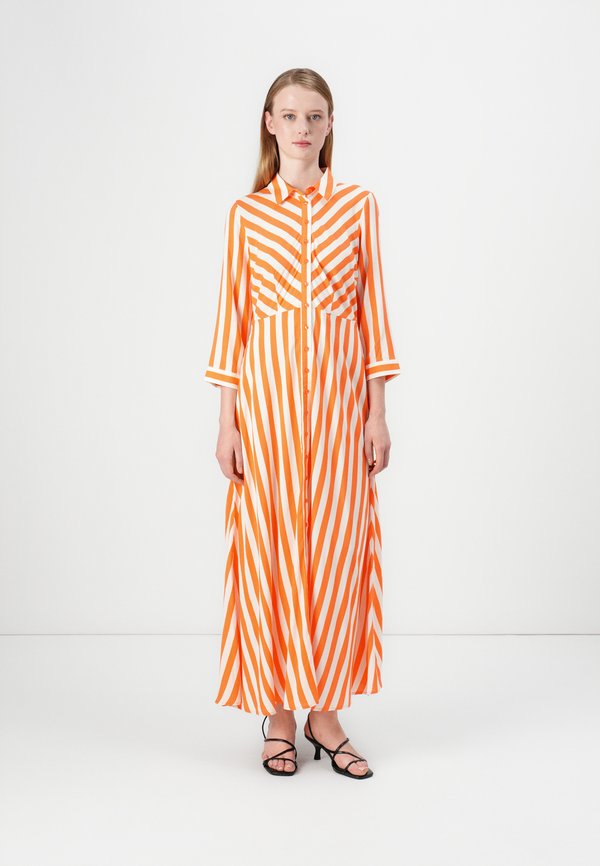 YASSAVANNA LONG SHIRT DRESS - Blusenkleid - nasturtium