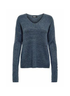 ONLY ONLCAMILLA V NECK - Vesta - vintage indigo