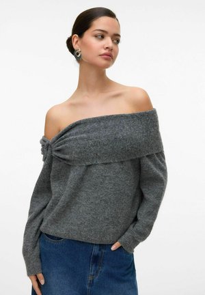 VMLOVELY PULLOVER - Maglione - medium grey melange