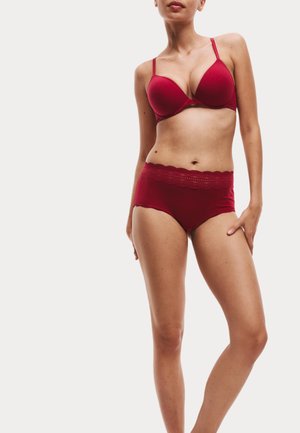 3PK PLUNGE - Soutien-gorge à armatures - dark cranberry