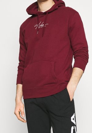 Jersey con capucha - dark red