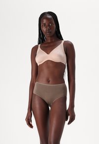 Schiesser 2 PACK ESSENTIALS - Briefs - weiss/taupe